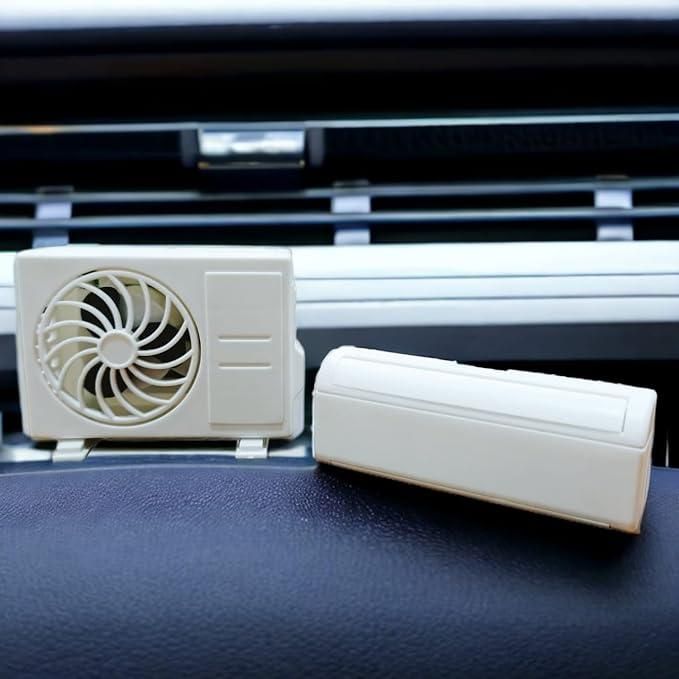 Miniature AC design Solar-Powered Car Air freshener Diffuser - StyleTag