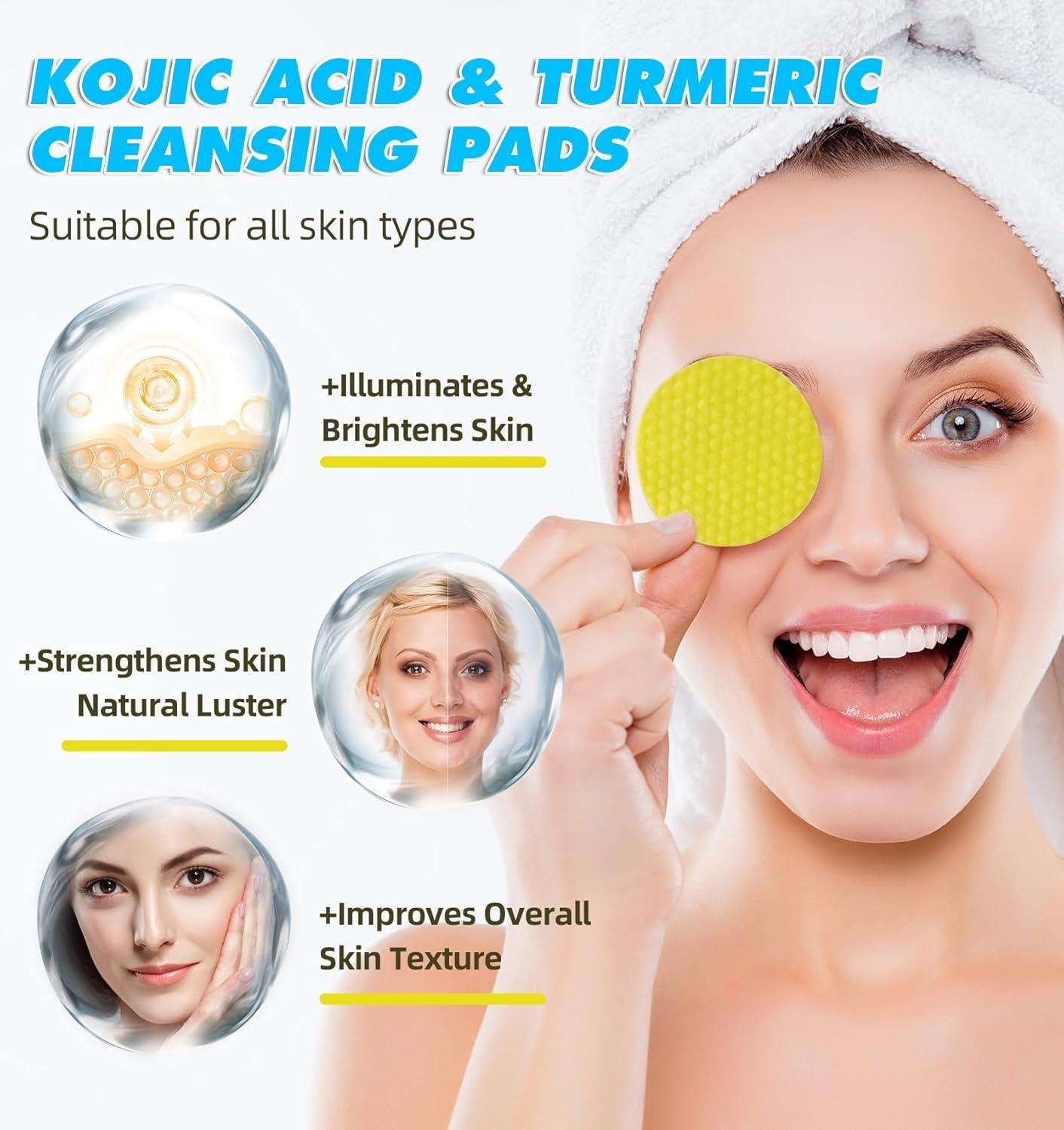 Turmeric Kojic Acid Cleansing Pads - StyleTag